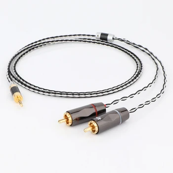 1 Шт. кабель Hifi 2,5 мм TRRS с балансом на 2 RCA для Astell & Kern AK100II, AK120II, AK240, AK380, AK320, DP-X1